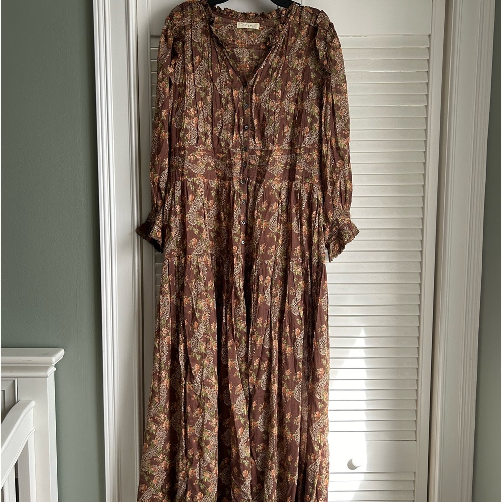 EUC Doen Monet Dress in Country Rose, size L